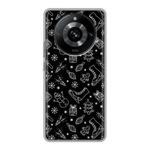 Новорічні, Святкові Чохли для Realme 11 Pro - 2024 год (Новорічний фон)