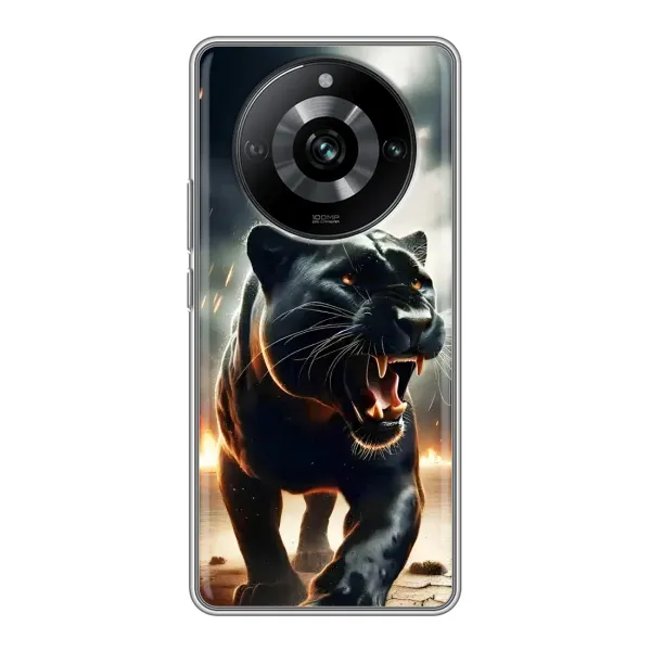 Чохол з принтом «Чорна пантера» для Realme 11 Pro