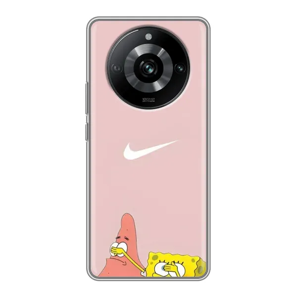 Чехол с принтом «Патрик и Губка» для Realme 11 Pro