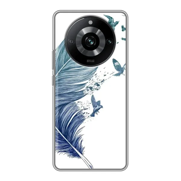 Чохол з принтом «Перо» для Realme 11 Pro Чохол з принтом «Перо» для Realme 11 Pro