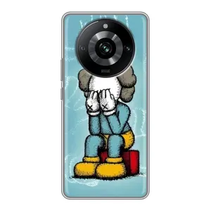 Чохол з принтом «Плач Bearbrick» для Realme 11 Pro