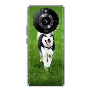 Чехол с принтом «Радостный Хаски» для Realme 11 Pro