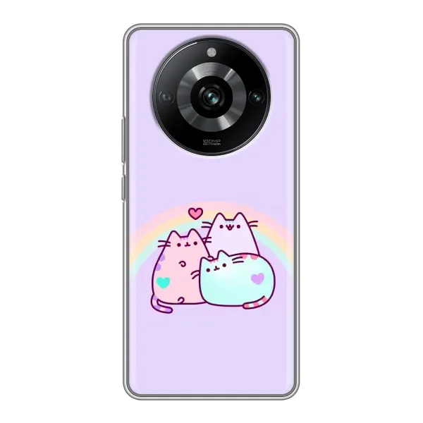 Чехол с принтом «Радужные котики» для Realme 11 Pro Чехол с принтом «Радужные котики» для Realme 11 Pro
