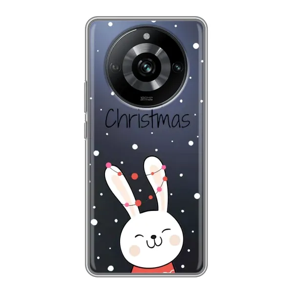 Чехол с принтом «Рождественский заяц» для Realme 11 Pro