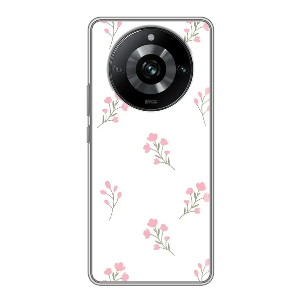 Чохол з принтом «Рожеві квіти» для Realme 11 Pro