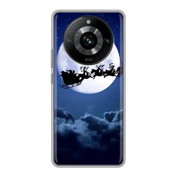 Чехол с принтом «Санта - луна» для Realme 11 Pro Чехол с принтом «Санта - луна» для Realme 11 Pro