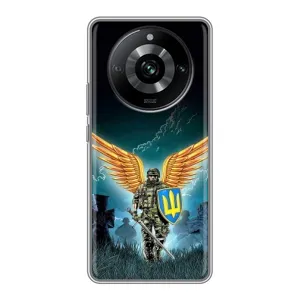 Чехлы с картинкой ЗСУ для Realme 11 Pro (AlphaPrint) (Солдат ЗСУ)