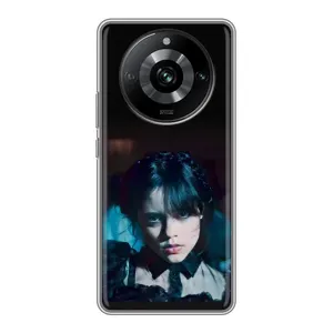 Чохли Венсдей на Realme 11 Pro Уенсдей (AlphaPrint) (погляд Венздей)