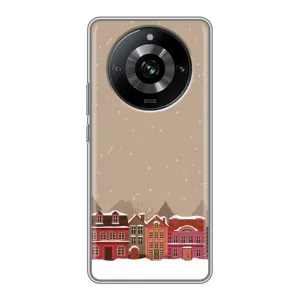 Новорічні, Святкові Чохли для Realme 11 Pro - 2024 год (Зимове місто)