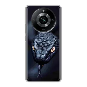Чохол з принтом «Чорна змія» для Realme 11 Pro