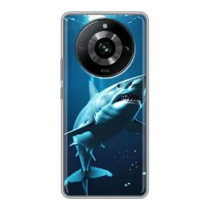 Чохол з картинкою 'Хижаки' для Realme 11 (Акула під водою)