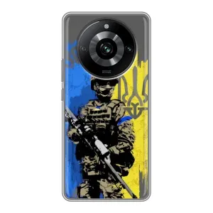 Чехлы с картинкой ЗСУ для Realme 11 (AlphaPrint) (АРТ солдат)