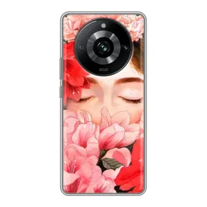 Чехлы (ART) Цветы на Realme 11 (VPrint) (Очі в квітах)