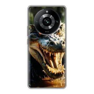 Чохол з картинкою 'Хижаки' для Realme 11 (Небезпечний крокодил)