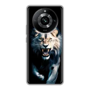 Чохол з картинкою 'Хижаки' для Realme 11 (Лев у темряві)