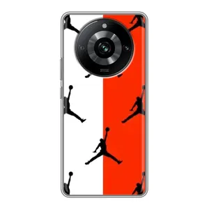 Чехлы для Realme 11 - с картинкой JORDAN (AlphaPrint) (Лого Джордан)