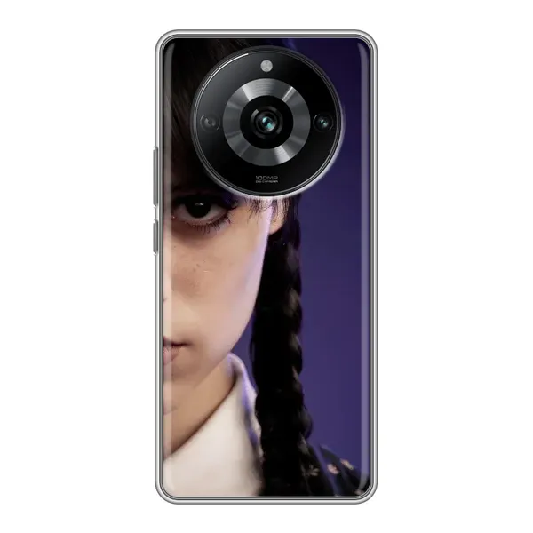 Чохол з принтом «Загадковий погляд Венздей» для Realme 11