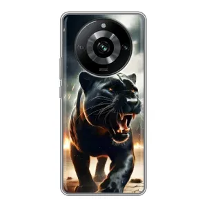Чохол з картинкою 'Хижаки' для Realme 11 (Чорна пантера)