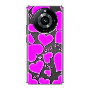 Чехлы для любимой на РiалМi 11 (VPrint) (Pink hearts)