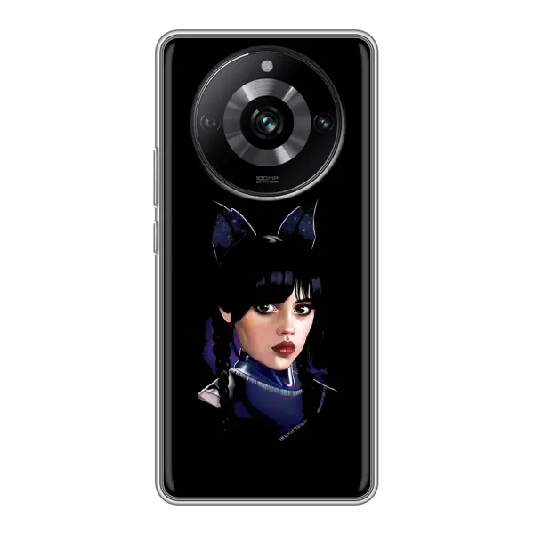 Чехол с принтом «серьезная Уэнздей» для Realme 11 Чехол с принтом «серьезная Уэнздей» для Realme 11