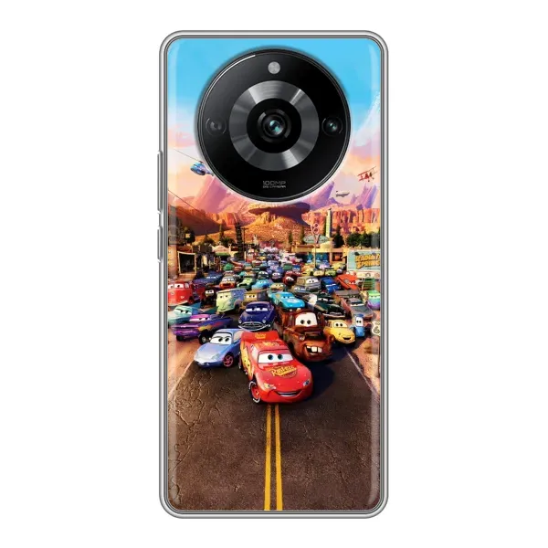 Чохол з принтом «Тачки на трасі» для Realme 11
