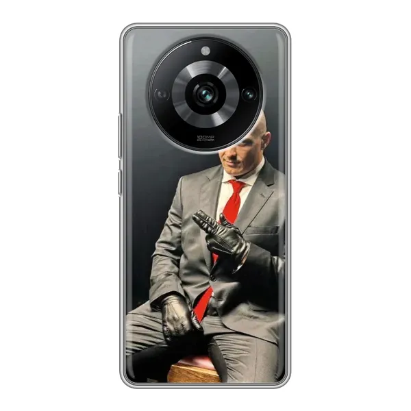 Чохол з принтом «Усик Hitman» для Realme 11