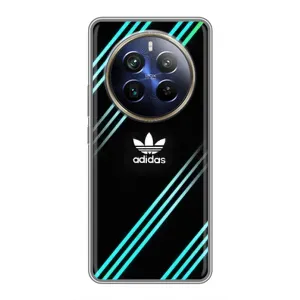 Чехлы Адидас для Realme 12 Plus (AlphaPrint) (Адидас с полосами)
