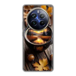 Чехол с принтом «Темный кофе» для Realme 12 Plus