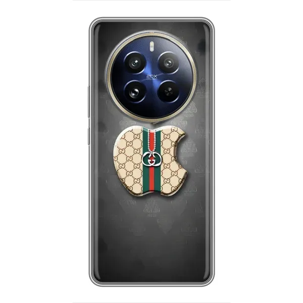 Чехол с принтом «Apple gucci» для Realme 12 Pro Plus
