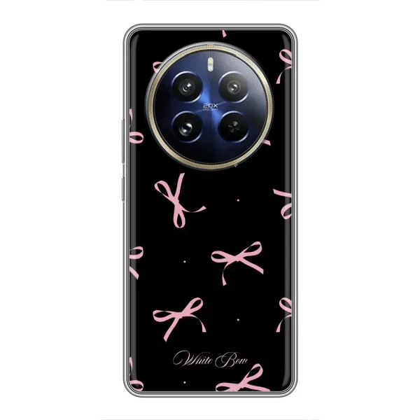 Чехол с принтом «Банты на черном» для Realme 12 Pro Plus