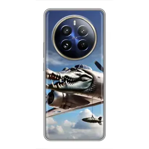 Чохол з мемом Тралалело тралала на Realme 12 Pro Plus (Бомбардіро крокоділо)