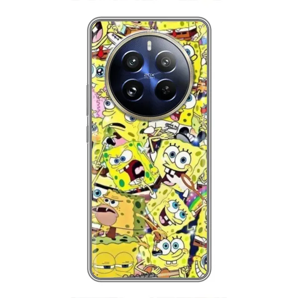 Чохол з принтом «Емоції Спан Боба» для Realme 12 Pro Plus