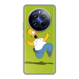 Чjхол з Сімпсонами для Realme 12 Pro Plus (VPrint) (Гомер Сімпсон)