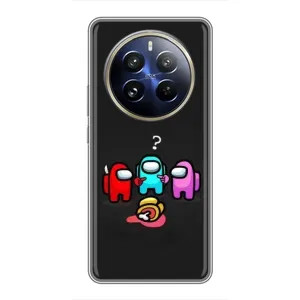 Чехол Амонг Ас для Realme 12 Pro Plus (AlphaPrint) (Импостер)