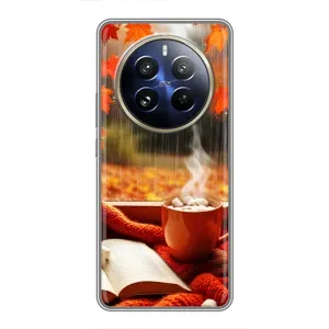 Чехол с принтом «Кофе и дождь» для Realme 12 Pro Plus