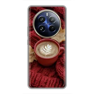 Чехол с принтом «Кофе на пледе» для Realme 12 Pro Plus