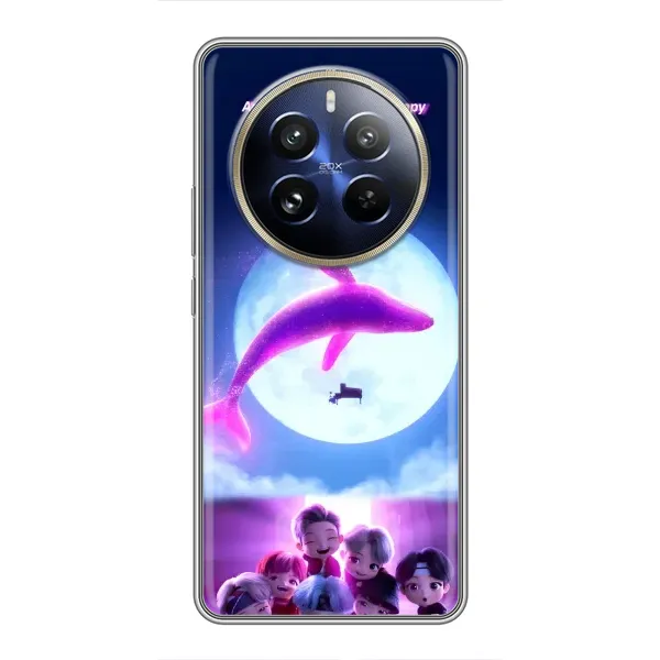 Чохол з принтом «КИТ BTS» для Realme 12 Pro Plus Чохол з принтом «КИТ BTS» для Realme 12 Pro Plus