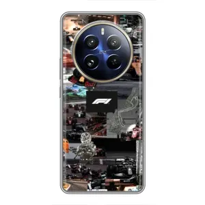 Чохол Формула1 на Realme 12 Pro Plus (Гоночний колаж Ф1)