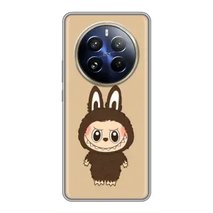 Чохол з Лабубу на Realme 12 Pro Plus (Bored Ape в червоному)