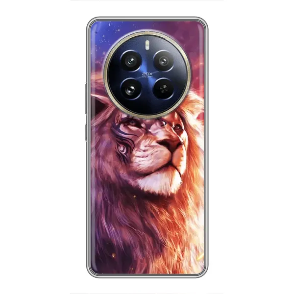 Чохол з принтом «Красочний Лев» для Realme 12 Pro Plus