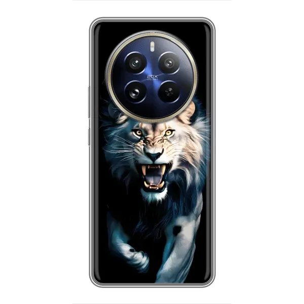 Чохол з принтом «Лев у темряві» для Realme 12 Pro Plus