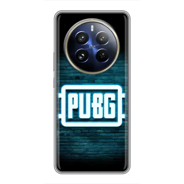 Чохол з принтом «Лого PUBG» для Realme 12 Pro Plus