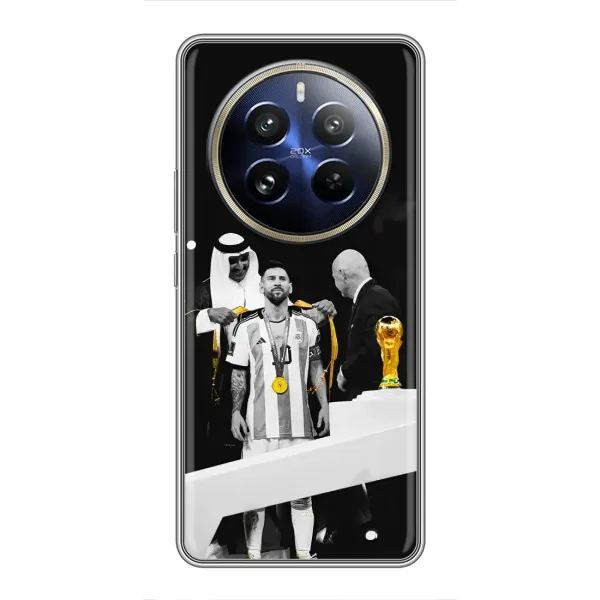 Чехол с принтом «Месси в накидке» для Realme 12 Pro Plus
