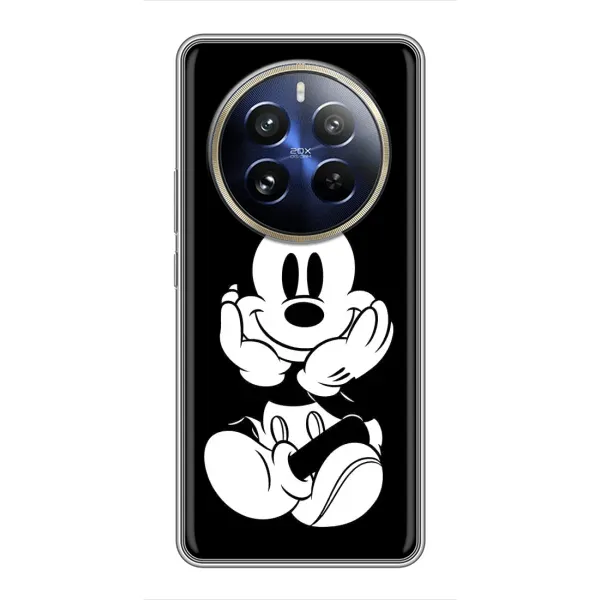 Чохол з принтом «Маус на чорному» для Realme 12 Pro Plus