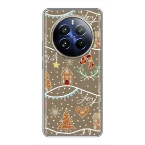 Новорічні, Святкові Чохли для Realme 12 Pro Plus - 2024 год (Новорічні пряники)