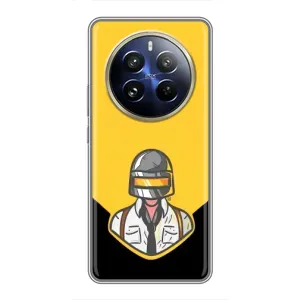 Чохол з принтом «Пабг в шоломі» для Realme 12 Pro Plus