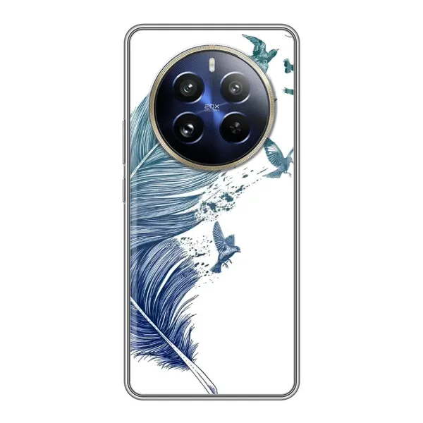 Чехол с принтом «Перышко» для Realme 12 Pro Plus Чехол с принтом «Перышко» для Realme 12 Pro Plus