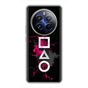 Чохол Гра в кальмара для Realme 12 Pro Plus (Символи Гра кальмара)