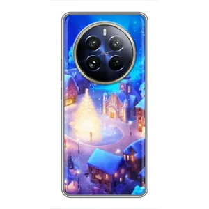 Різдвяні Чохли для Realme 12 Pro Plus (VPrint) (Різдвяне місто)