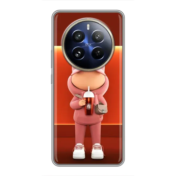 Чехол с принтом «С Кофе» для Realme 12 Pro Plus Чехол с принтом «С Кофе» для Realme 12 Pro Plus